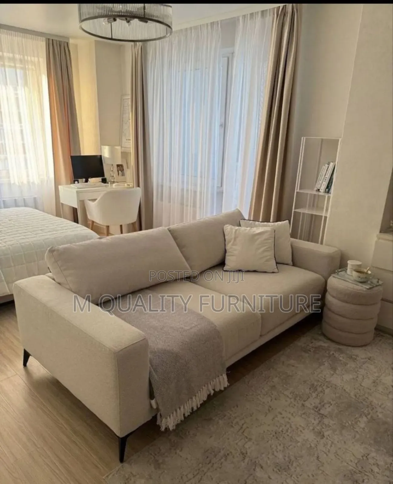 Unwind on This Comfy 3-Seater Premium Quality Sofa
