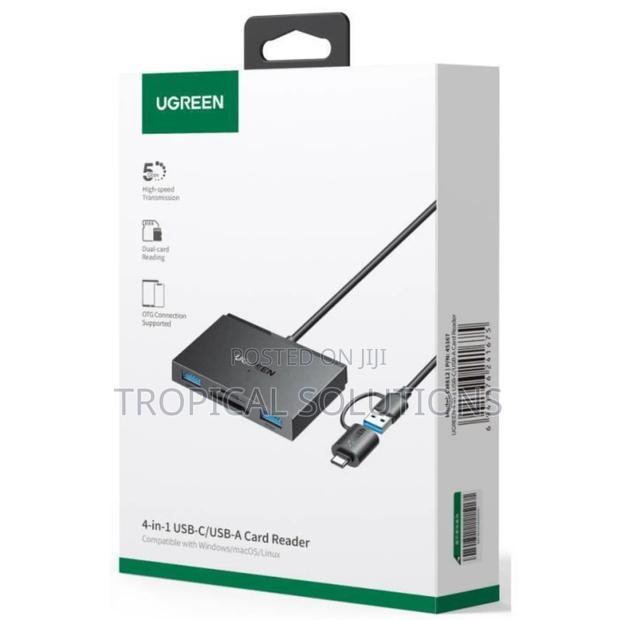 Ugreen 4 in 1 Card Reader With Usb -C and Usb -a 2 in 1 Interface - main view