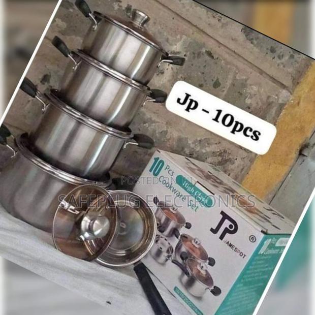 Jp Stainless Steel 10-Piece Non-Stick Cookware Set" - main view