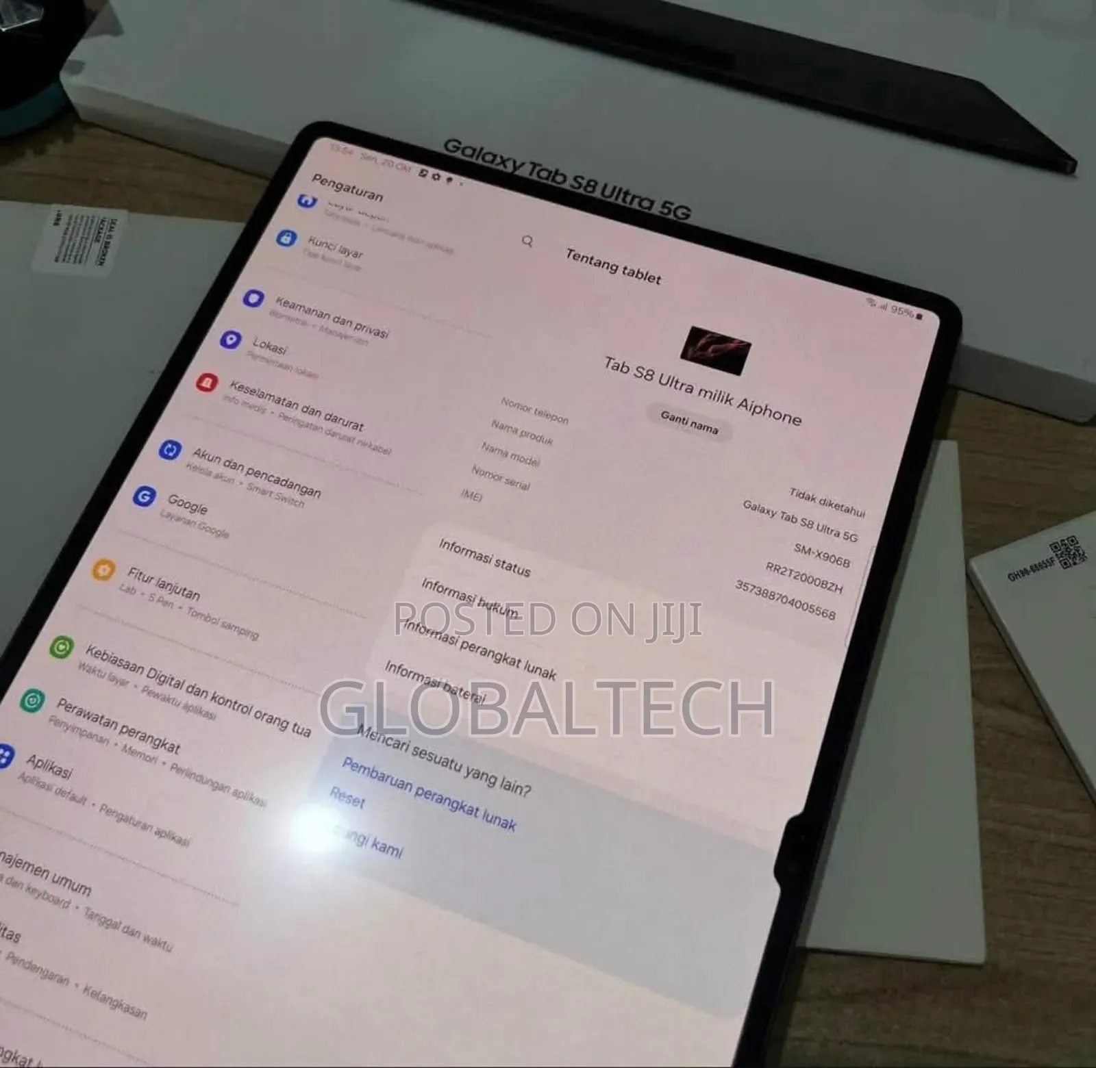 New Samsung Galaxy Tab S8 Ultra 256 GB Gray