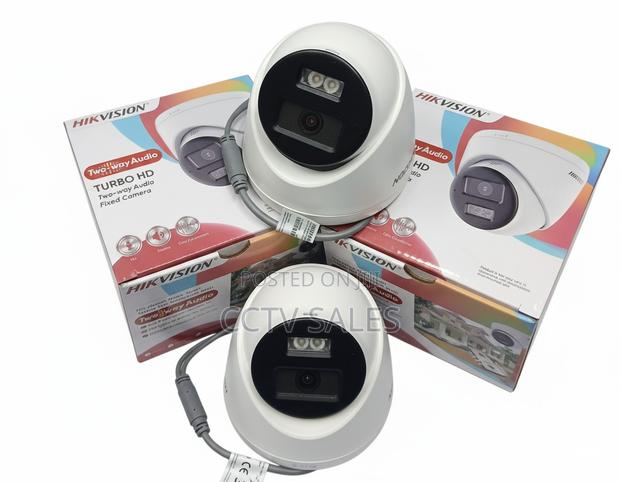 Smart Hybrid Light 2mp Hikvision Two Way Audio Camera