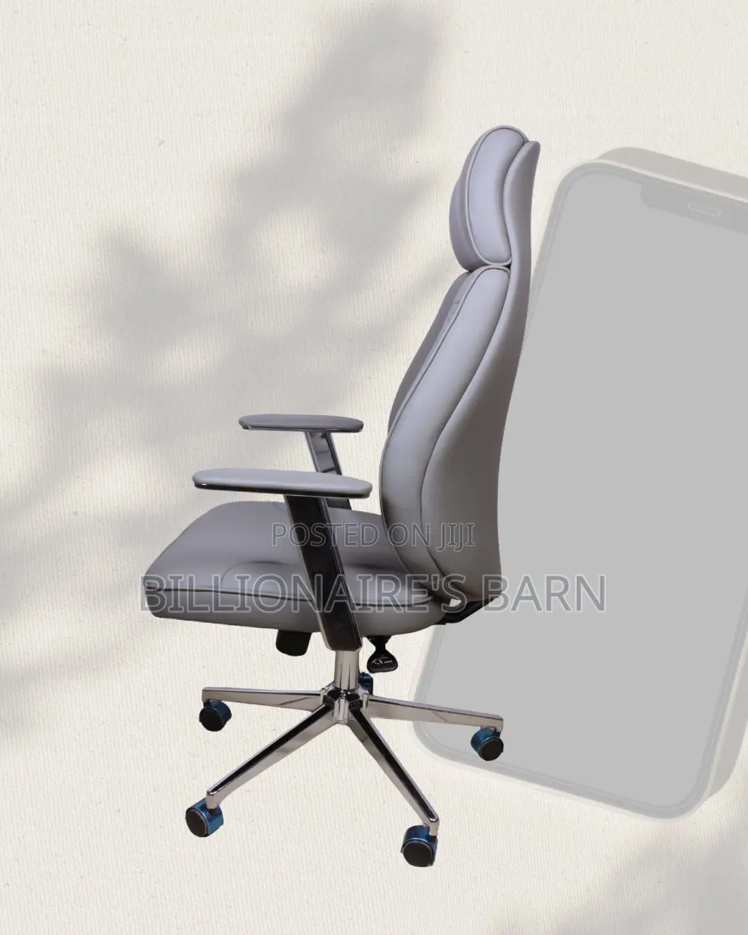 Durable Leather Executive Chair Armrests | Delivery Anywhere in Kenya