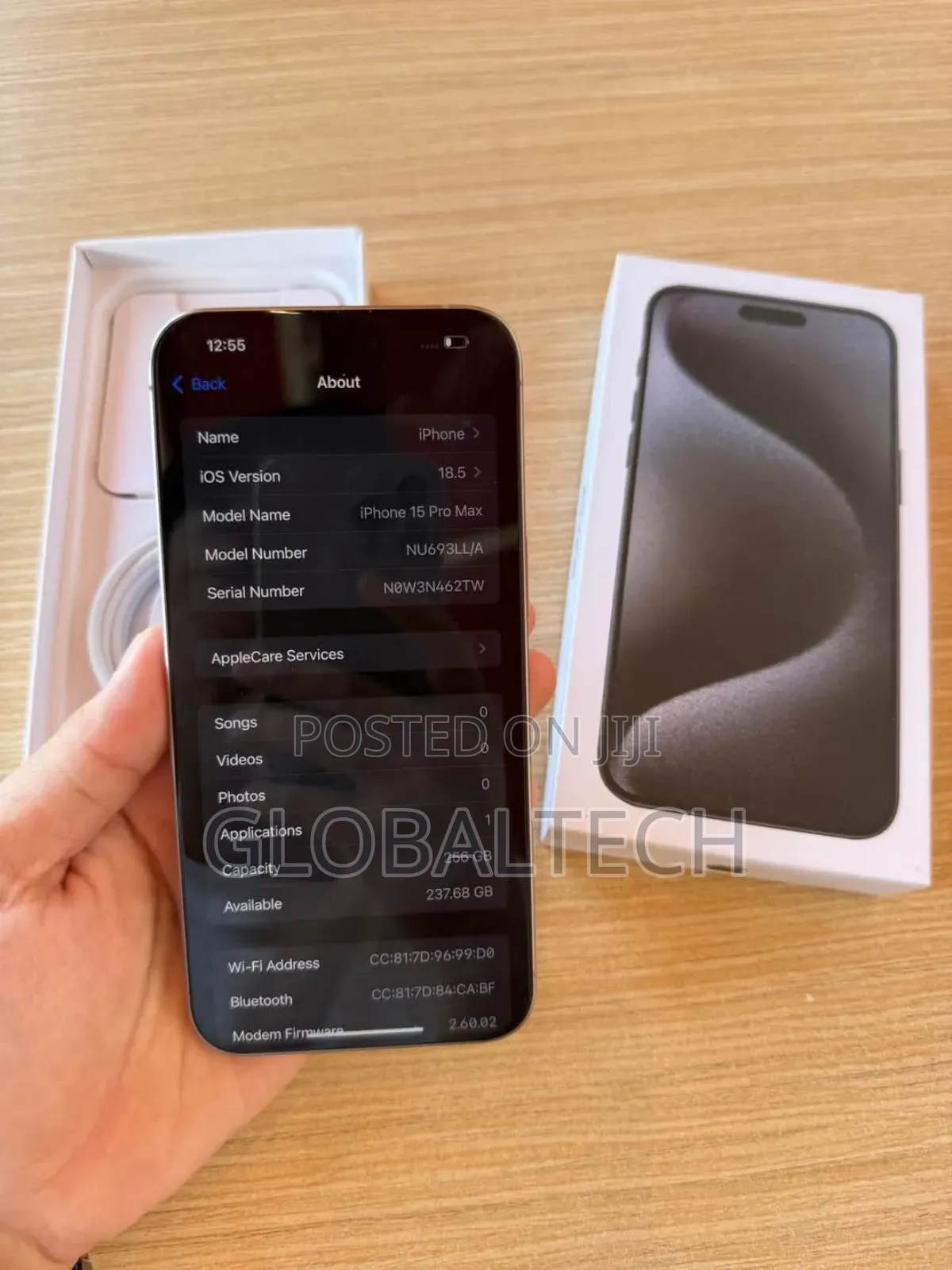 New Apple iPhone 15 Pro Max 256 GB Silver