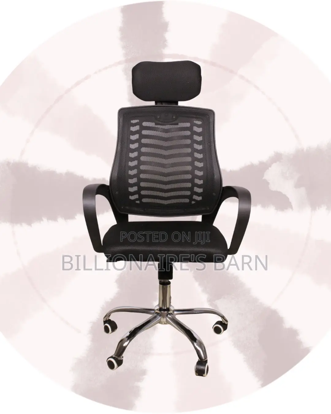 Swivel Armrests Padded Mesh | Comfort Meets Style