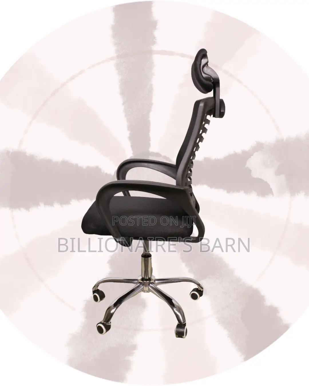 Swivel Armrests Padded Mesh | Comfort Meets Style