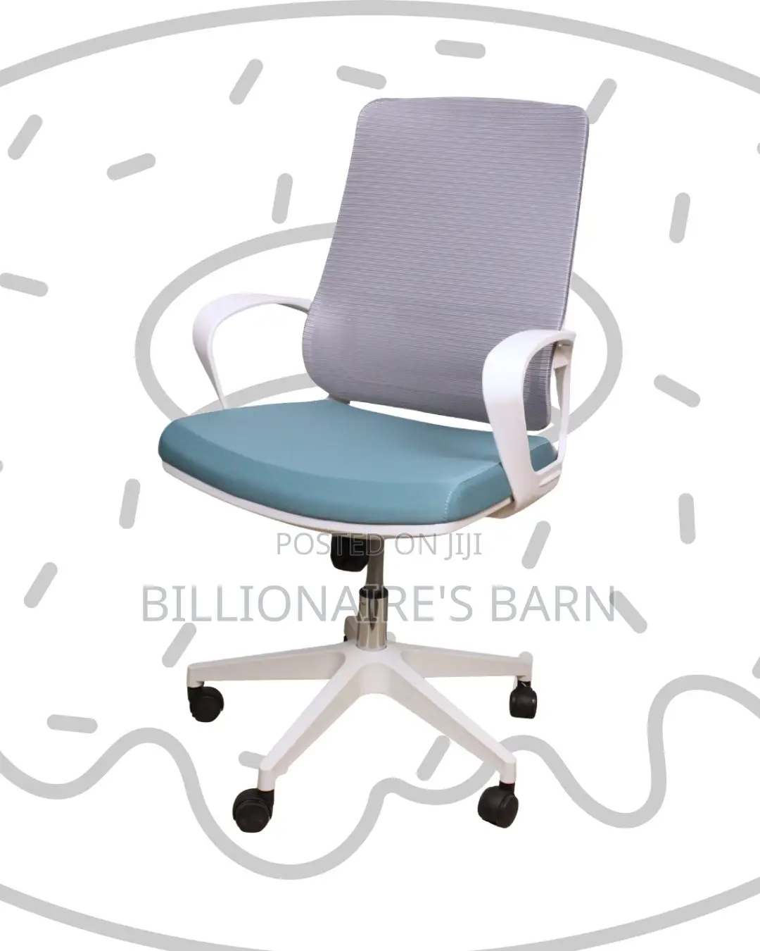 Swivel White Chair Ergonomic Mesh | Best Deal Online