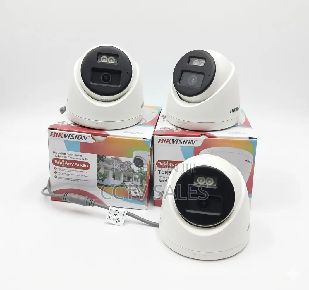2mp Two Way Audio Dome Camerawith Infrared Night Lights