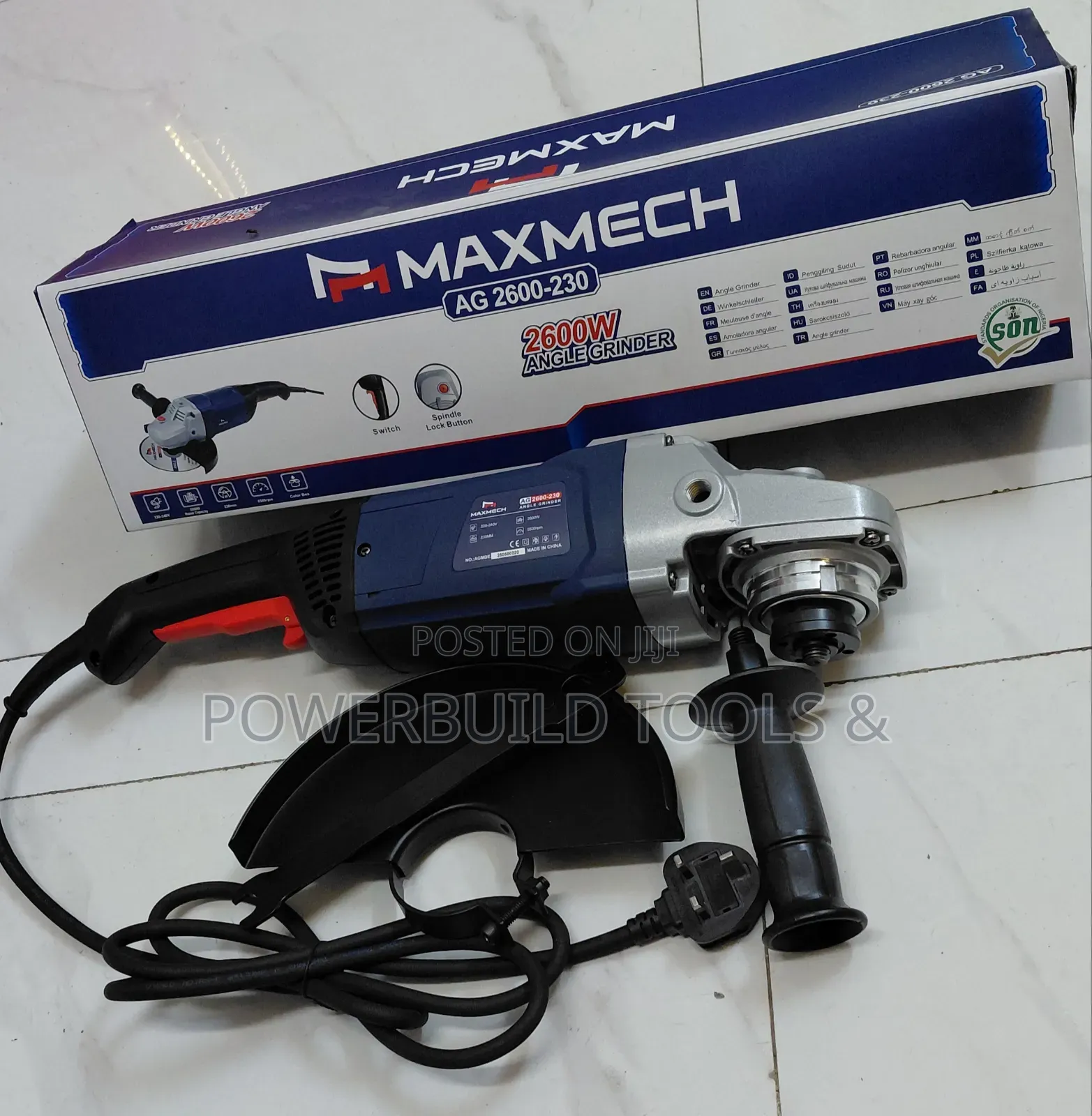 Maxmech 2600w Angle Grinder 9" Electric