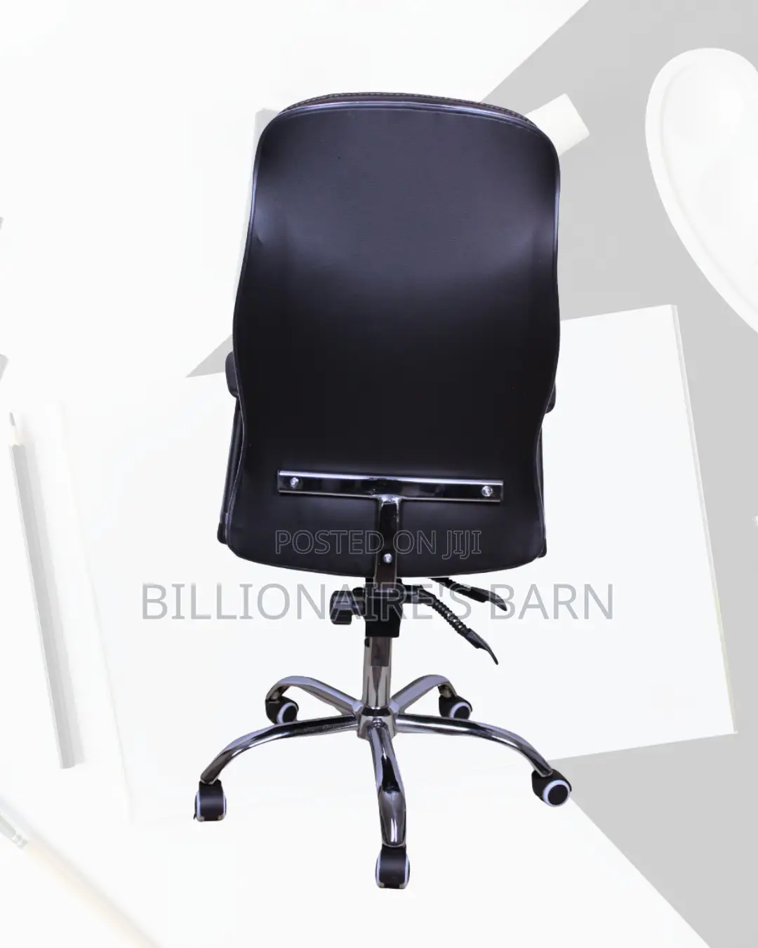 Swivel Leather New Office Height | Same-Day Delivery Available