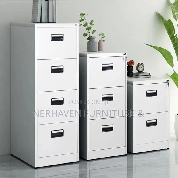 4-Drawer Office File Cabinet – Durable Secure - main view