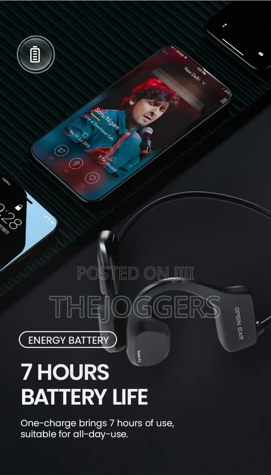 New Open Ear Bone X2 Conduction Wireless Headphones 8gb Mp3-Player