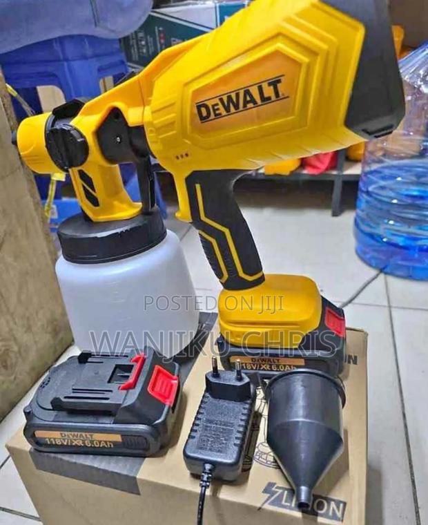 Original Rechargeable Dewalt Spray Gun/Paint Sprayer - main view