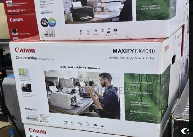 Canon Maxify Gx4040 Megatank 4-in-1 Multifunction Colour Inkjet Printe