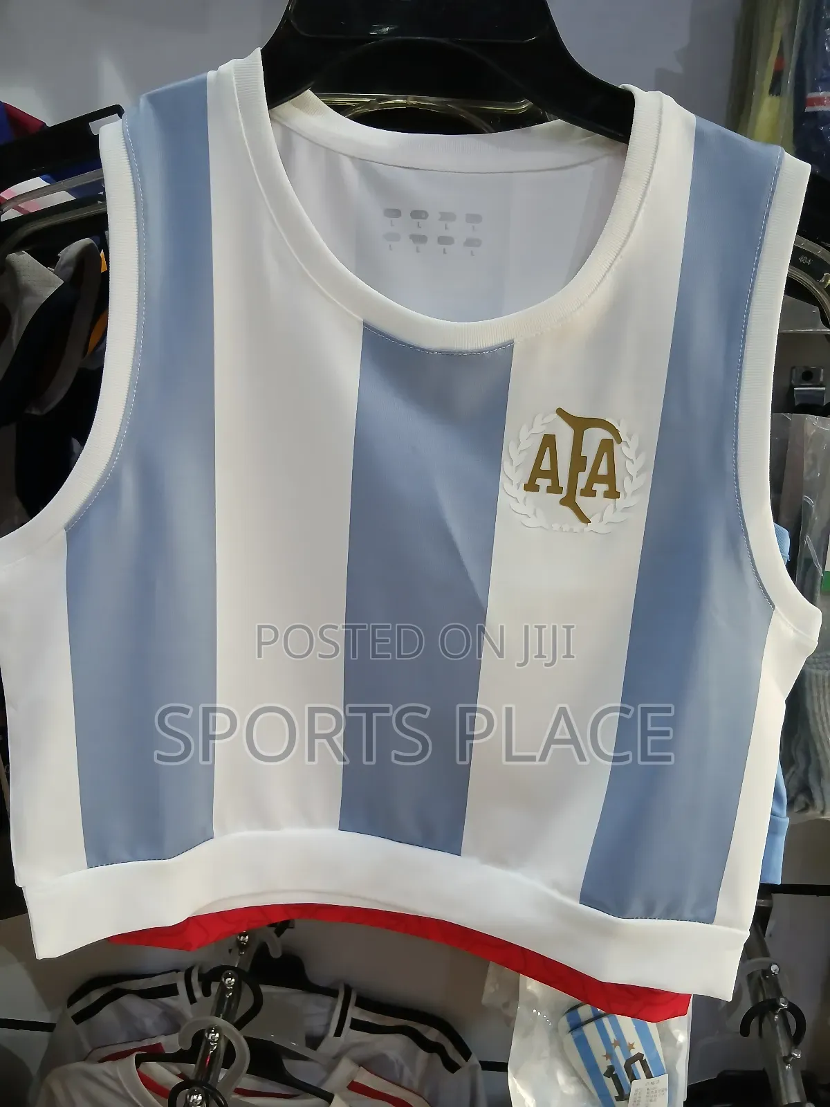 New Argentina Crop Top Jersey