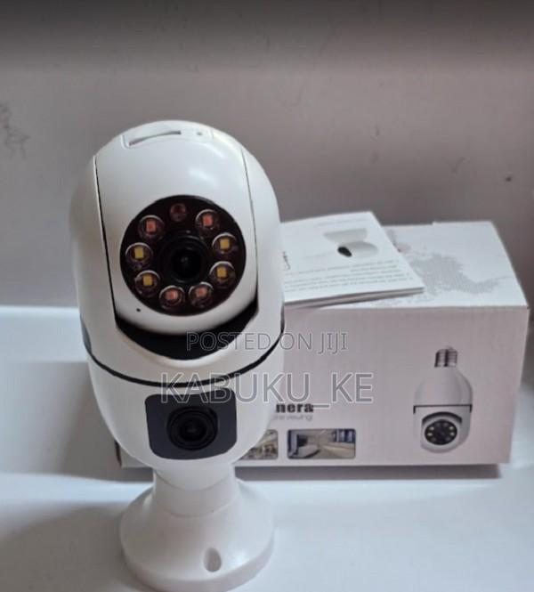 V380 Wifi Smart Net Dual Bulb PTZ Camera Dual Lens Bulb Camera - main view