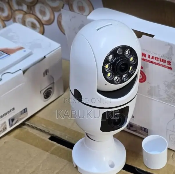 Wifi Smart Net Dual Bulb PTZ Camera Full Color With Night Vision