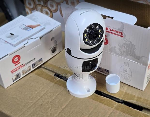 E27 Dual Lens Bulb Camera Wifi 1080p 360 Degree Panoramic PTZ