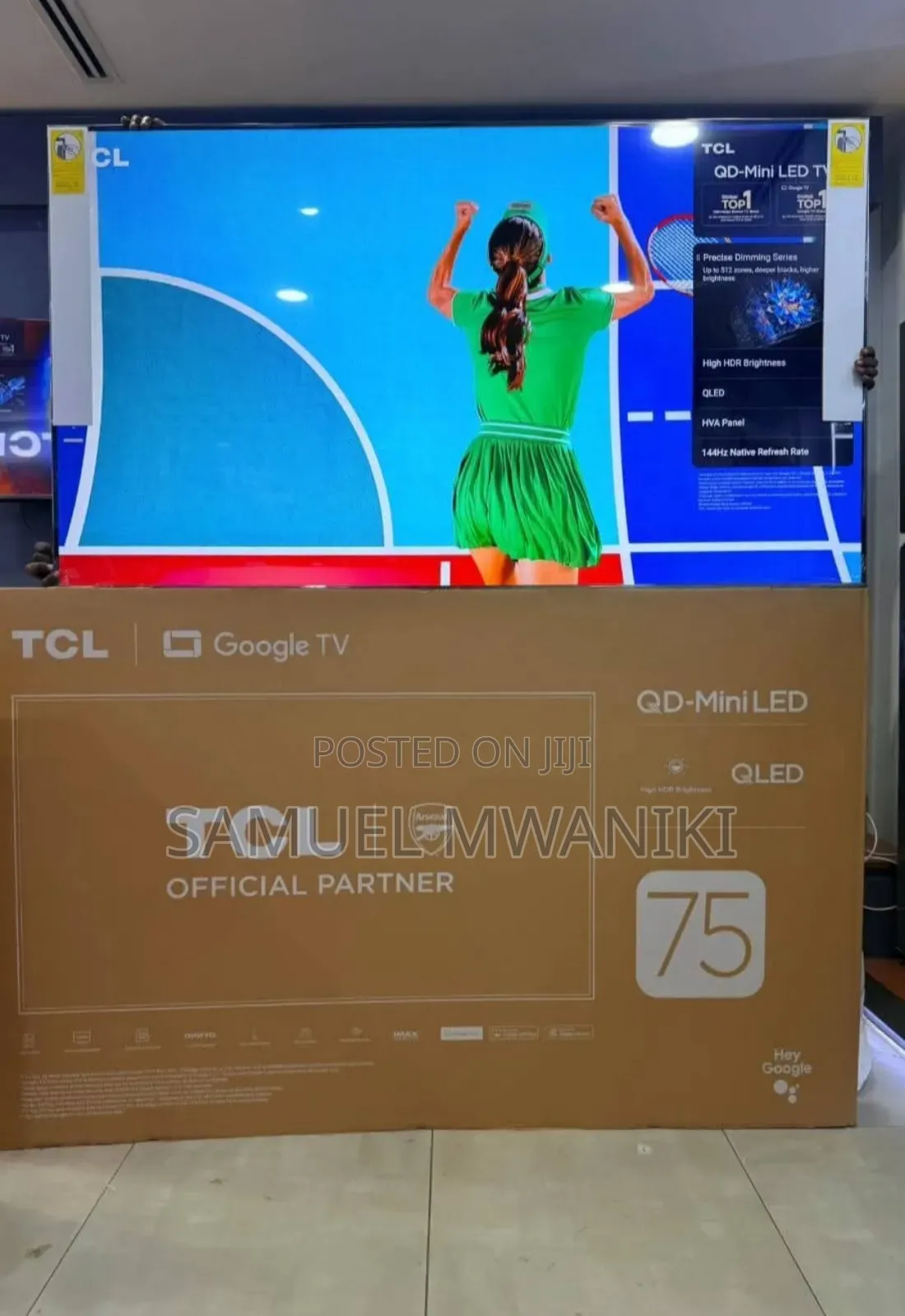 TCL 75′′ C6k Premium Qd-Miniled Google Tv Uhd