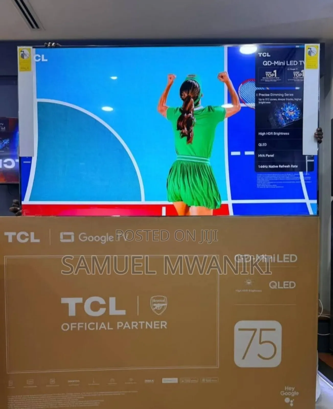 TCL 75′′ C6k Premium Qd-Miniled Google Tv Uhd