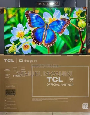 TCL 50" Qled 1440 Google Tv Latest Model Hdr10+ HLG Aipq Chipset