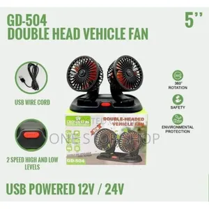 Usb Wire Cord Double Fan