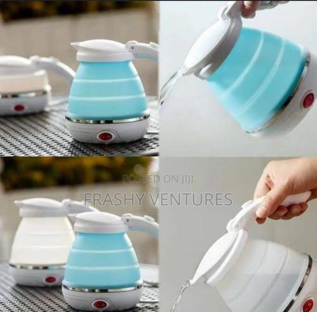 Portable Electric Kettle With Silicone. - main view