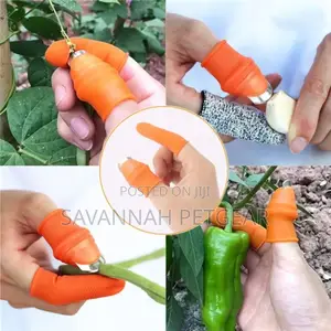 Silicone Garden Picking Thumb Knife With Finger Protector