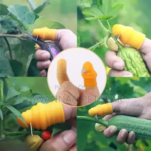 Silicone Garden Picking Thumb Knife With Finger Protector