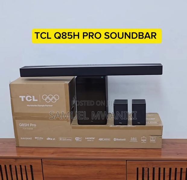 TCL Q85h Pro 7.1.4 Channel Q-Class Soundbar
With Dolby Atmos and NFC