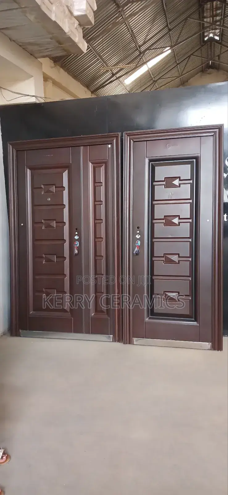 Double Steel Doors
