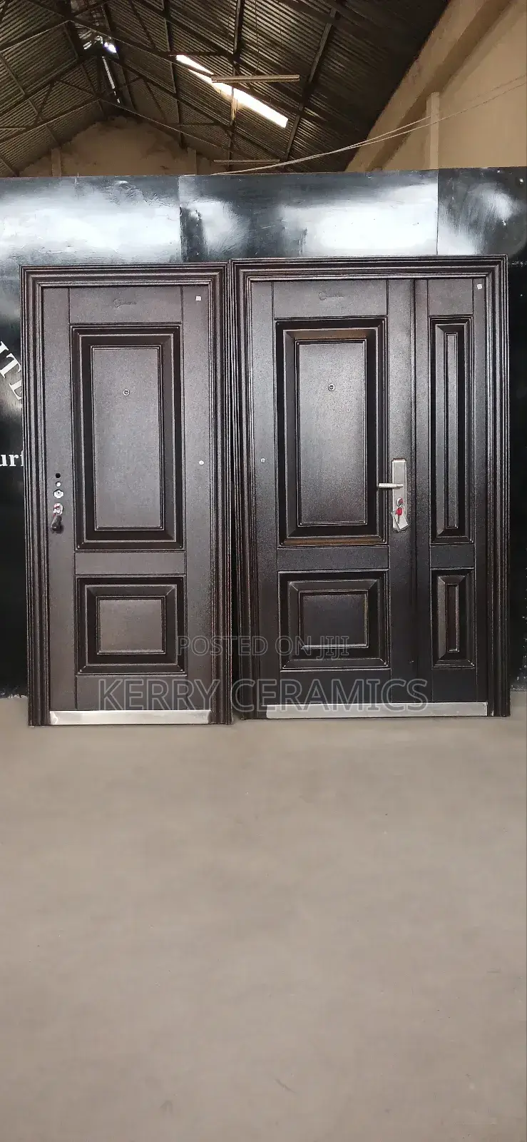 Double Steel Doors