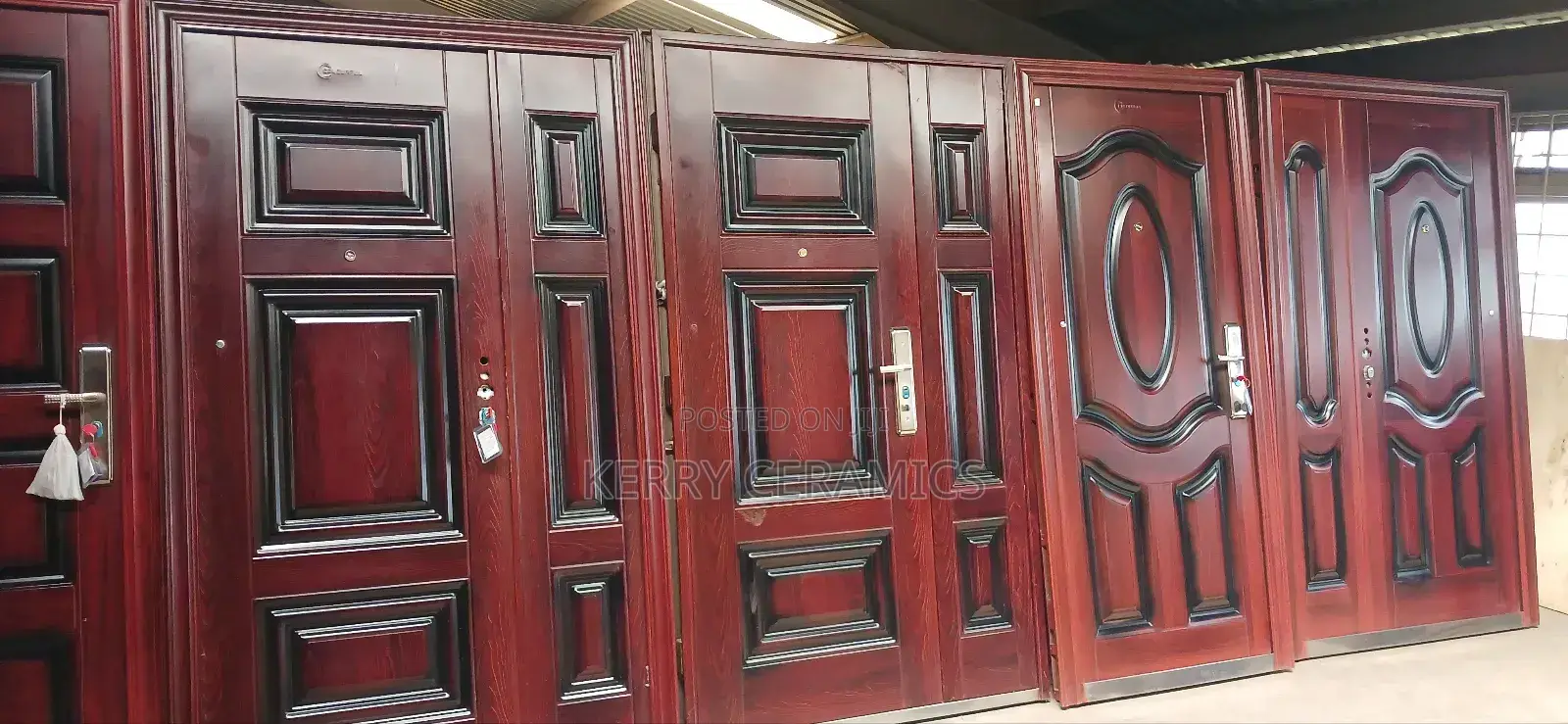 Double Steel Doors