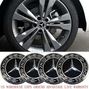 4pc Mercedes Wheel Center Hub Cap Cover
