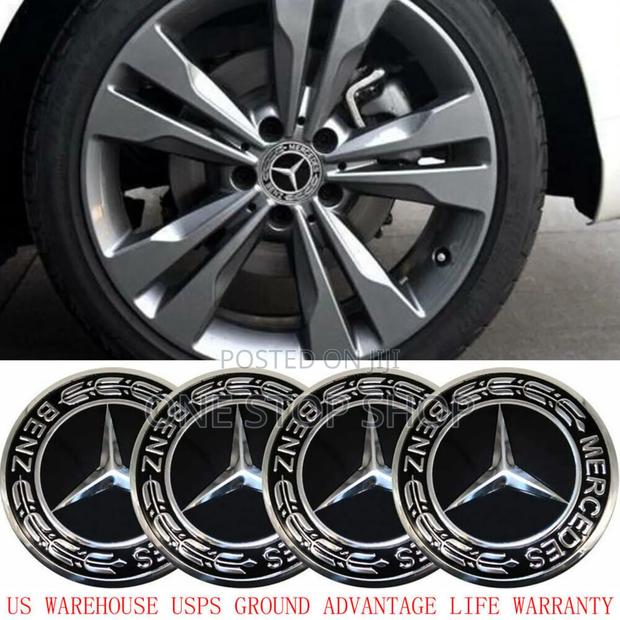 4pc Mercedes Wheel Center Hub Cap Cover