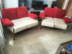 Couch 4 Seater, Memory Foam Cushion, Steel Frame