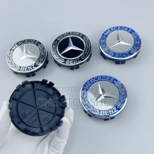 4pc Set Different Colors Mercedes Plastic Abs Rim Centre Caps