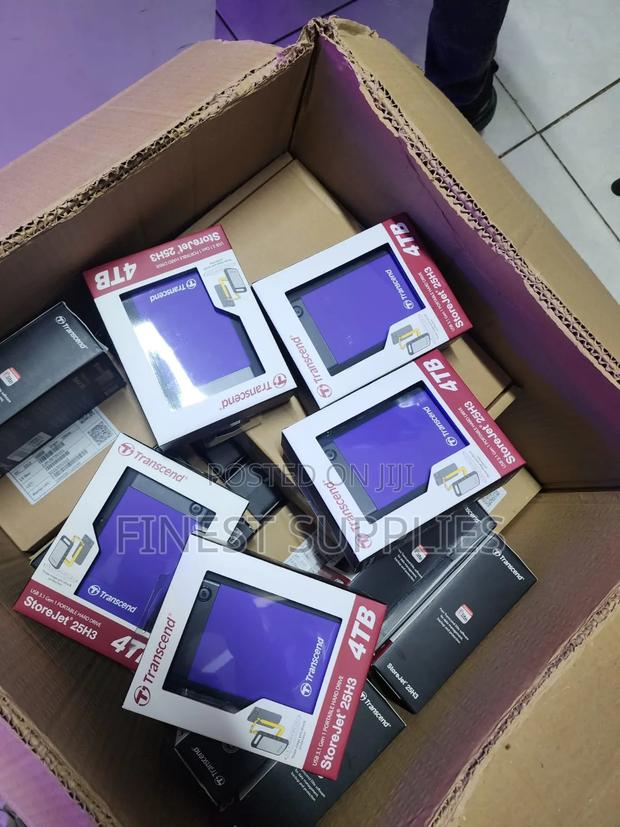 Transcend 4tb External Hard Disk Available on Offer Today - main view