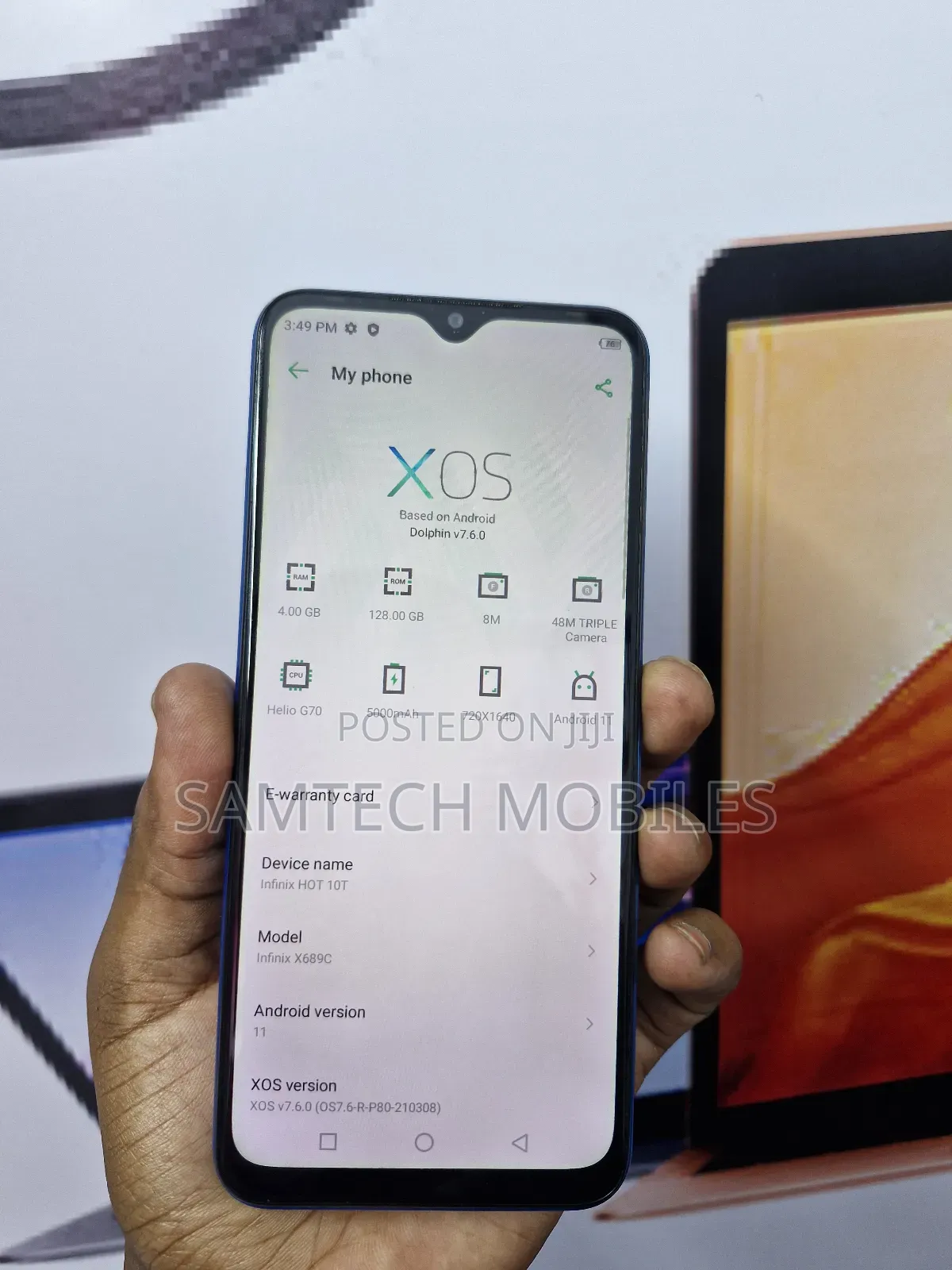 Infinix Hot 10T 128 GB Blue