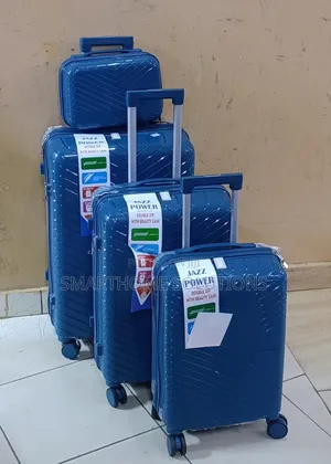 4in1 Rubber Suitcase – Strong Durable Travel Bag
