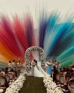 Daytime Fireworks for Weddings – Magical First Kiss Grand Moments