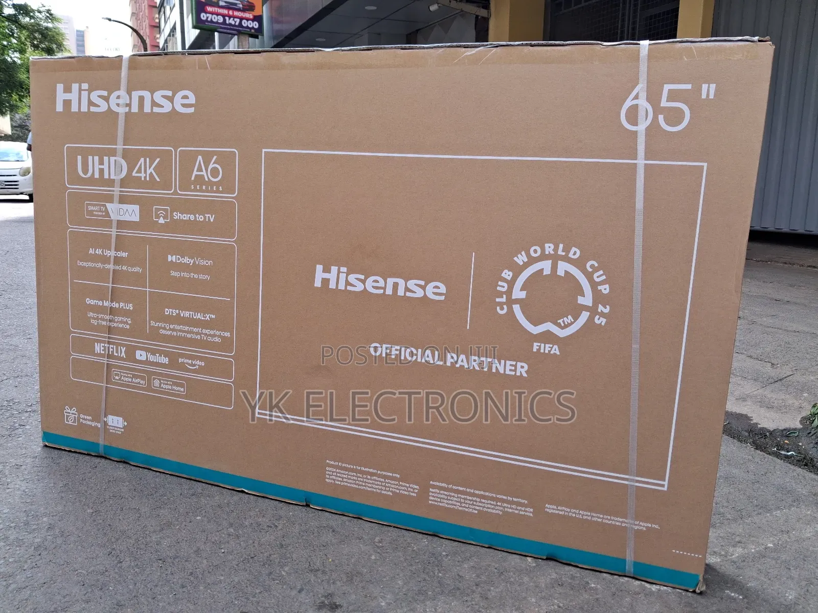 Hisense Tv 65 Inch A6q Uhd Smart Tv 65a6q