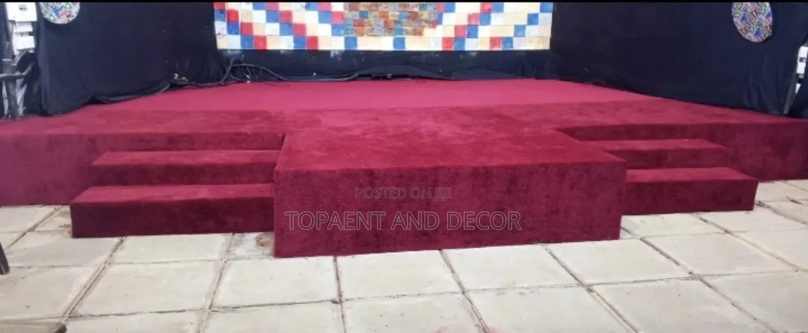 Elegant Textured Wall to Wall Carpet Great for Churches