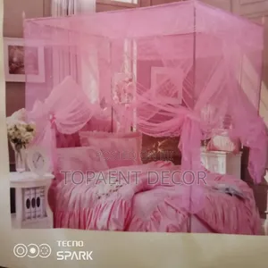 Pink Girlchild 4by 6 ,4 Stand Mosquito Net
