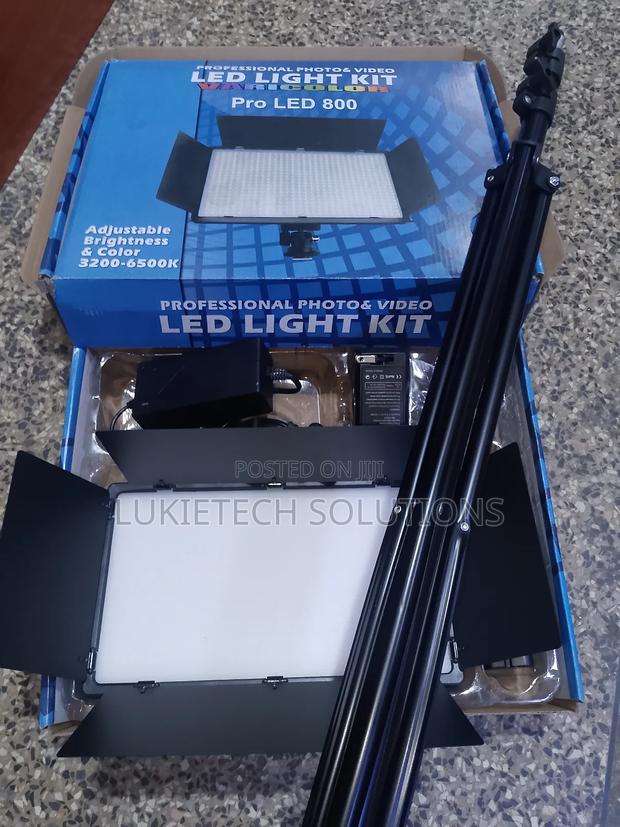 Led 800+ Studio Light Kit With Excellent Brightness for Quality Photos - main view