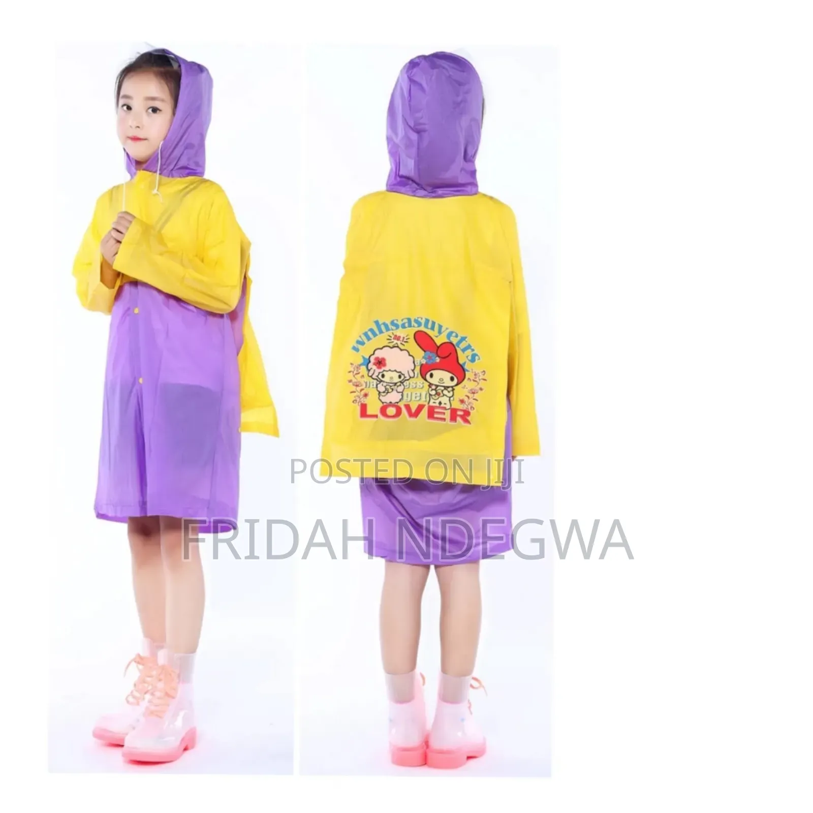 *Quality Kids/ Pupils Portable PVC Carton Raincoat