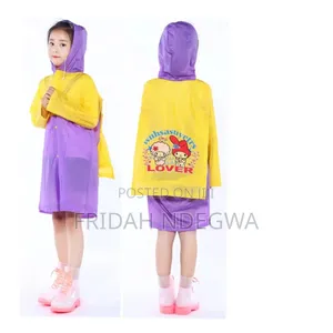 *Quality Kids/ Pupils Portable PVC Carton Raincoat