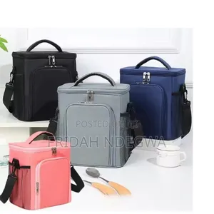 Large Capacity 2 Compartment Lunch Bag