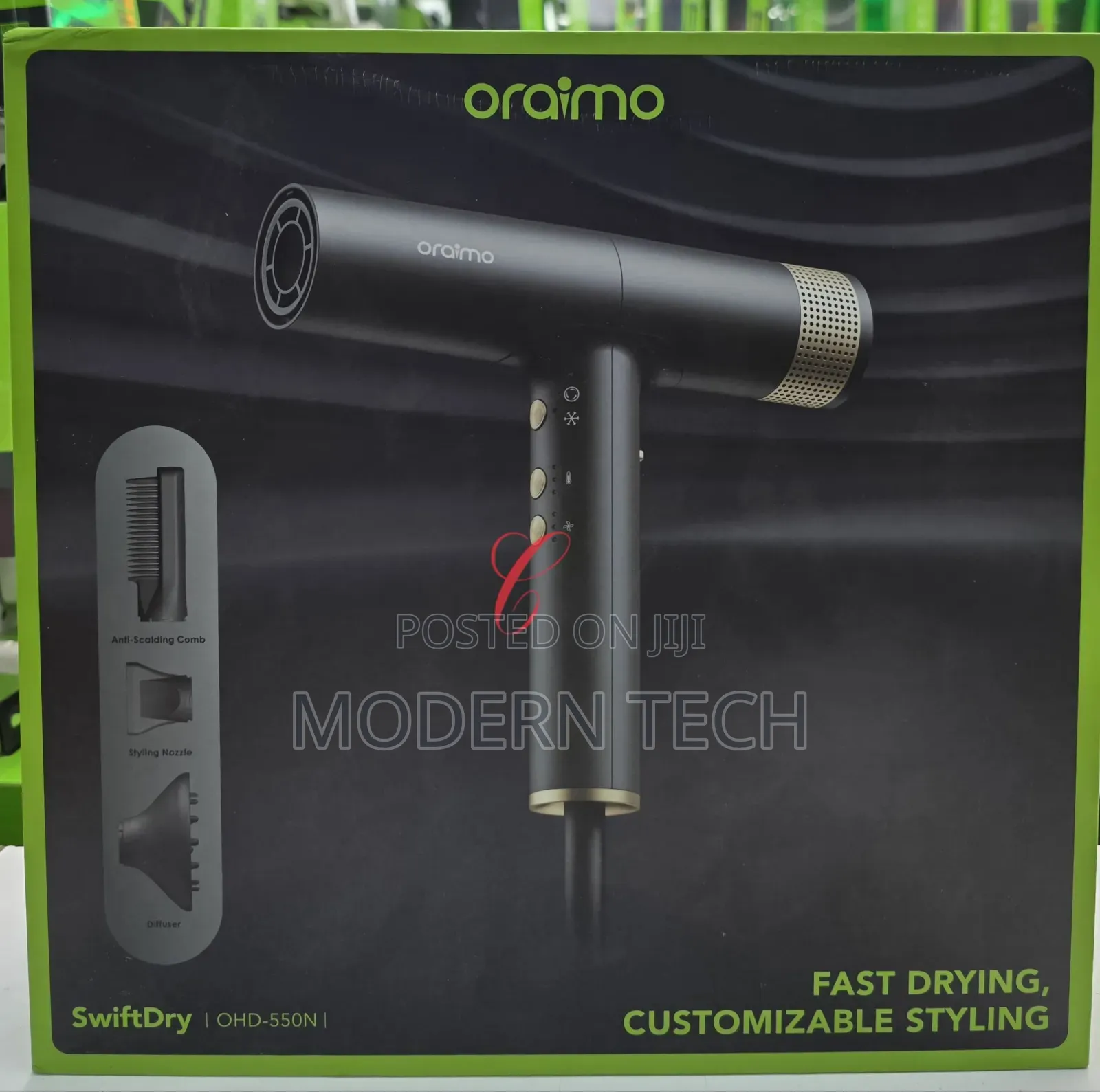 Oraimo Swift Dry High-Speed Motor Hair Dryer Ohd-550n