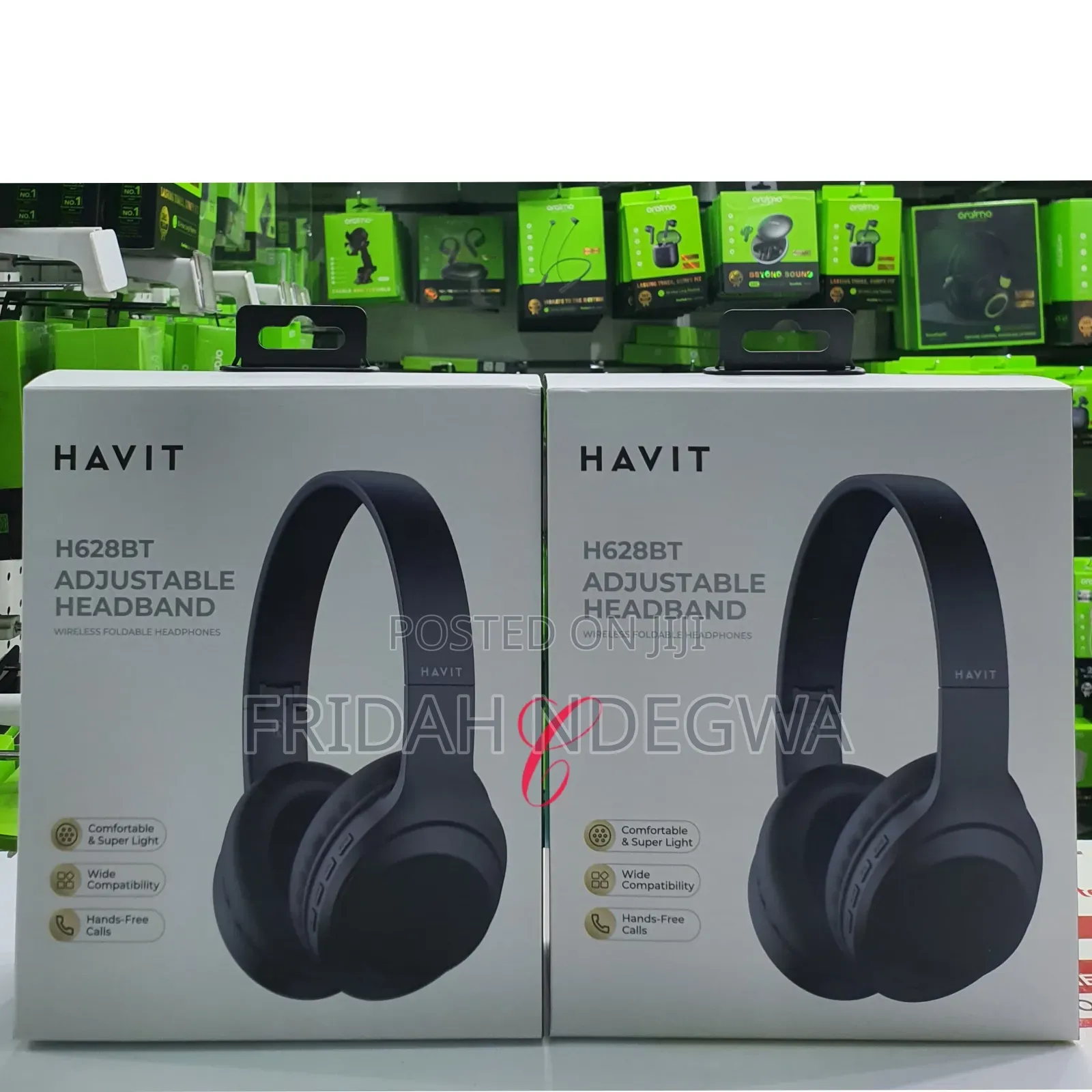 Havit H628bt Adjustable Headband Wireless Foldable Headphones