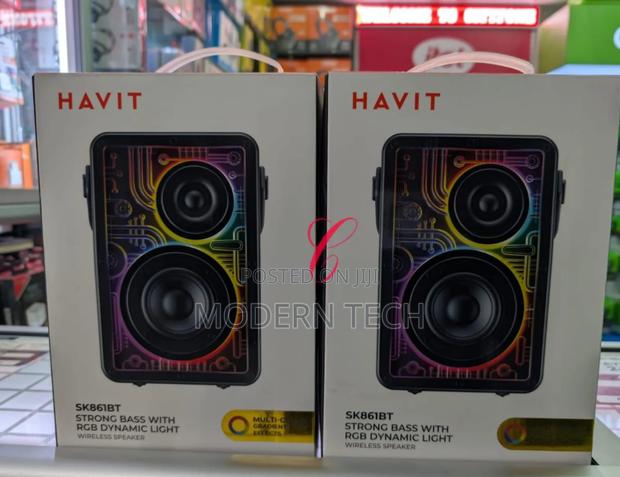 Havit Sk861bt Strong Bass With RGB Dynamic Light Wireless Speaker